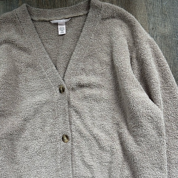 VICTORIAS SECRET Cozy Knit Cardigan Pants 2 Piece Set Pajama Home Wear Comfort S - Picture 10 of 11